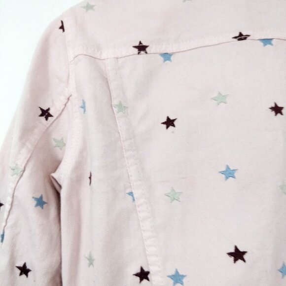 Isabel Marant Dali Star Denim Jacket Pink 34 2 - Picture 9 of 11
